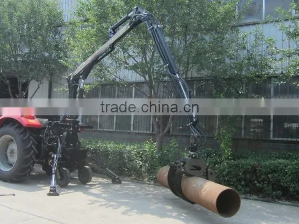 1 Tons 3 Tons Telescopic Crane for Log Trailer With Crane Powered by Diesel Engine photo-5