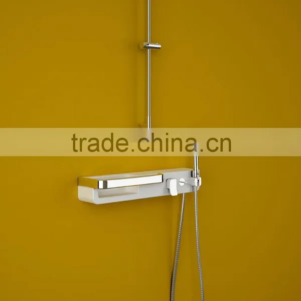 Cebien 'GARO UD-S' - Hand Shower, Bath Faucet & Wall-mounted Shelf Mixer Shower Set photo-3