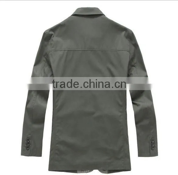 2015 Simple Style Business Casual Men's Wind Jacket photo-3