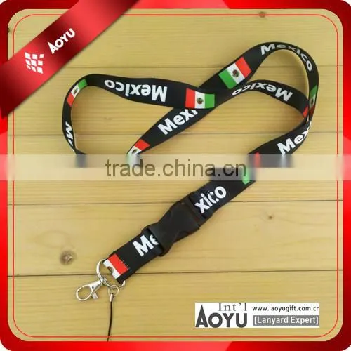 Special Flag Logo Lanyards for USB Flash Drive