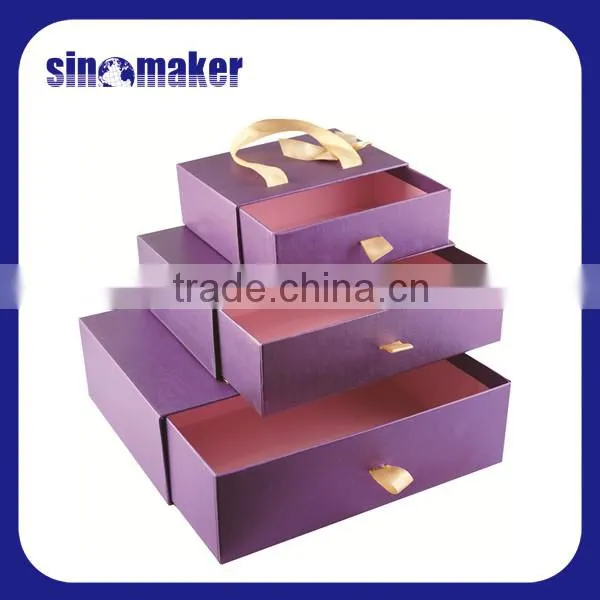 Custom Design Cardboard Gift Box With Ribbon photo-5