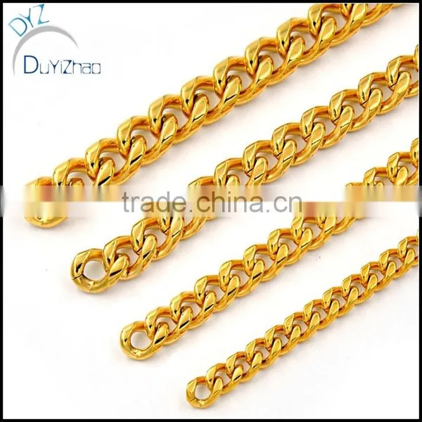 Stylish 316L Stainless Steel Silver Cuban Chain Men's Bracelet photo-5