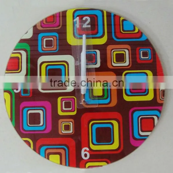 Decorative Glass Wall Clock Design, Wall Mounted Clock photo-4