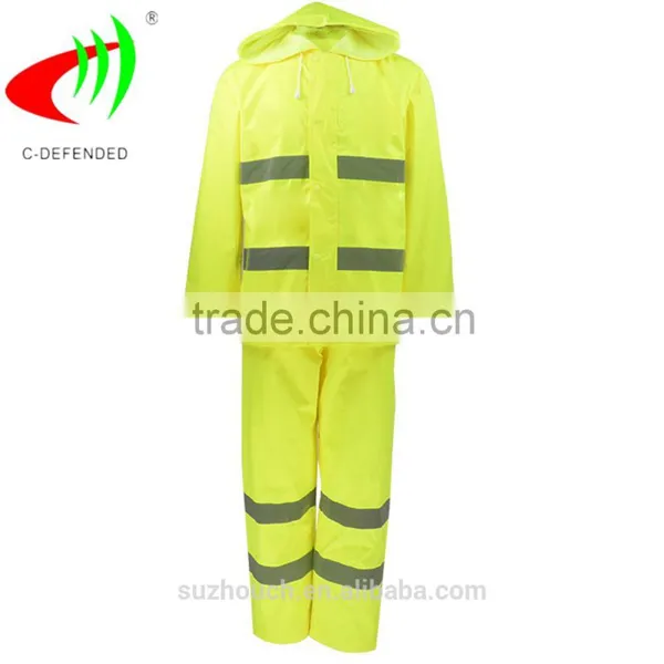 Safety Suit Reflective Raincoat Police Raincoat