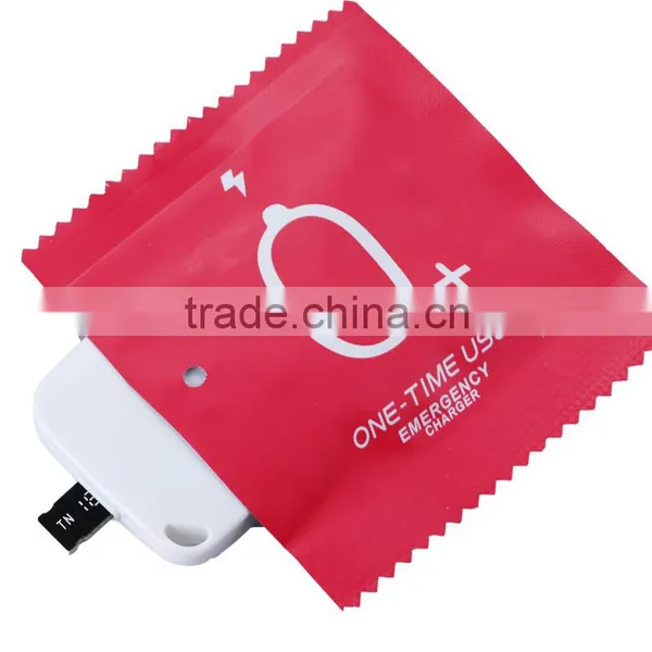 Cheapest 800mAh 1000mAh Mini Disposable Power Bank For IPhone Android Phone Charger photo-5