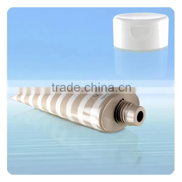 Large Oval Plastic Cosmetic Tubes for Body Scrub photo-3
