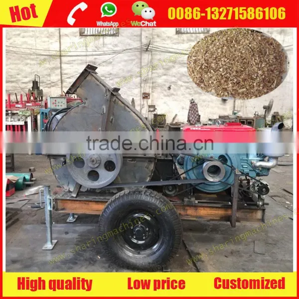 Professional Mobile Diesel Engine Wood Sawdust Crusher With 5-10% Discount photo-4
