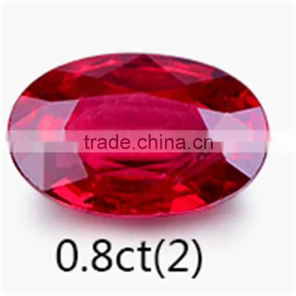 1ct Natural Pigeon Blood Gemstone Loose Stone Ring Face photo-2