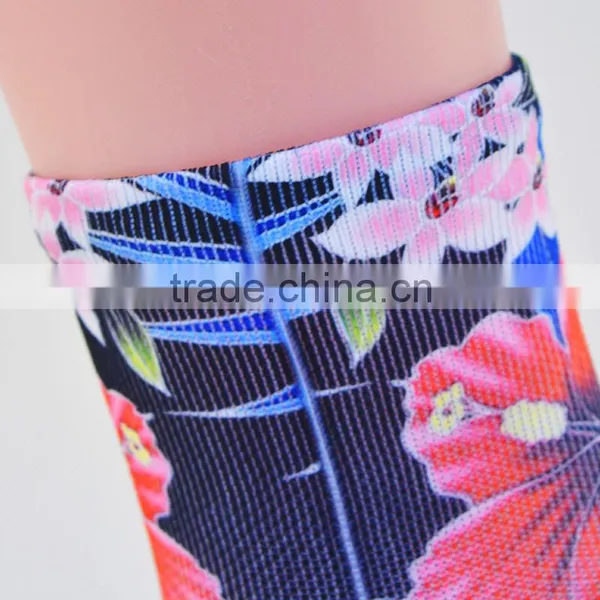 Lady Selective Terry Sublimation Printing Running Non Slip Socks photo-5