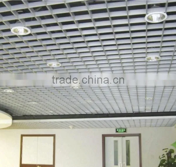 Factory Direct Sale White Aluminum Open Grid Ceiling, T Bar Matching Aluminum Suspended Ceiling Grid for Shopping Halls photo-5