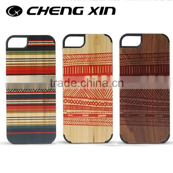 2016 New Product With Custom Design Wood and Bamboo Case for Iphone 5 photo-3
