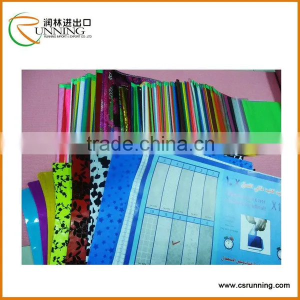 Manufacturer PVC Self Adhesive Vinyl Film Plastic Roll for Book Cover photo-6