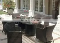Poly Rattan Dining Set