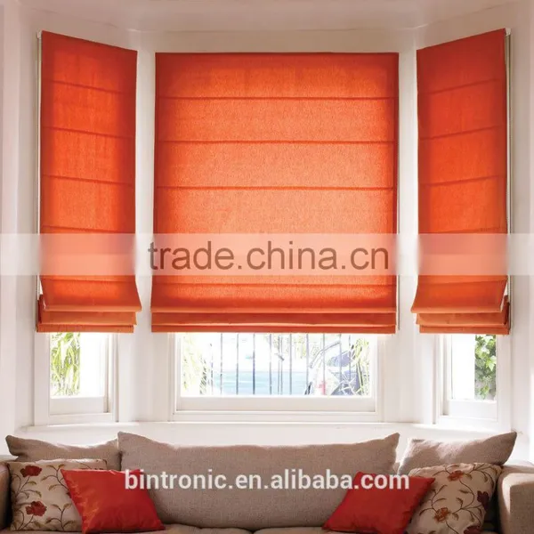 Bintronic Household Smart Product Roman Blind White Aluminum Ally Track With Electric Motor Taiwan photo-5