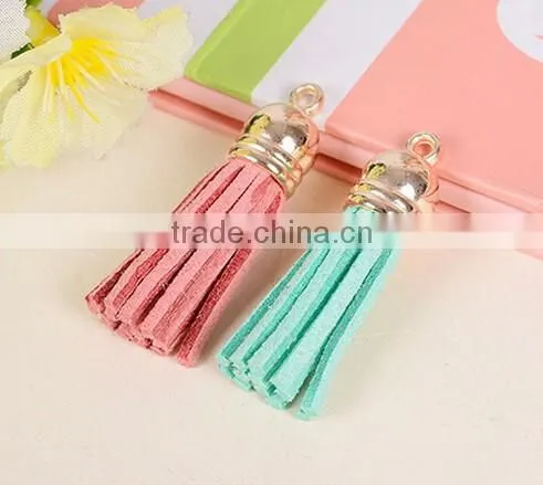 Artificial Leather Velvet Terylene Tassel Pendant for Jewerly Bags Chains photo-3