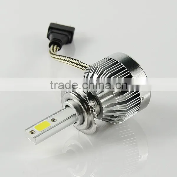High Quality COB LED Headlight H4 Hi/Lo Auto LED Headlight Bulb H4 Head Lamp 3300LM White Colour 6000K LED Headlight Lamp photo-4
