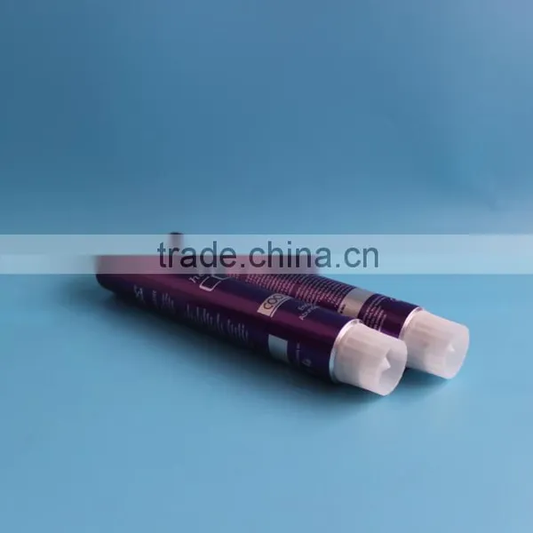 D28mm Aluminum Color Cream Tube With White Plastic Cap photo-2