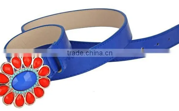 2015 Fashion Rhinestone PU Belts for Dress SWF-15070206 photo-4