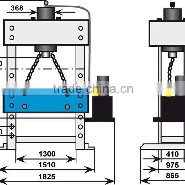 Hydraulic Workshop Presses - KNWP 200 HM IHydraulic Shop Press With Double-acting Cylinder photo-2