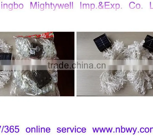 Star LED String Light Twinkle Light Curtain Light Decorative Festival Party Event Accessory Solar Powered Rope Light photo-3