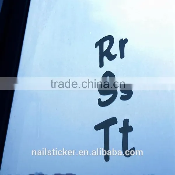 Custom Color Letter Wall Sticker High Quality Child Letter Sticker Self-adhesive Fashion Letter Sticker Sheet photo-5