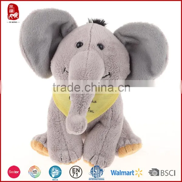 High Quality Custom Grey Stuffed Toy Elephant Walmart Supplier