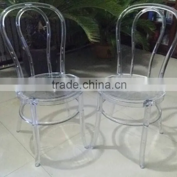 Stackable Polypropylene Material Rental Resin Thonet Chair photo-2