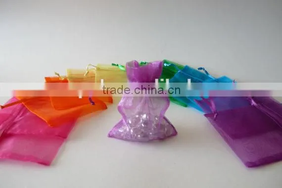 Popular Use for Wedding Congratulation Orgnaza Bag,wedding Gift Bag,small Drawstring Organza Gift Bags photo-5
