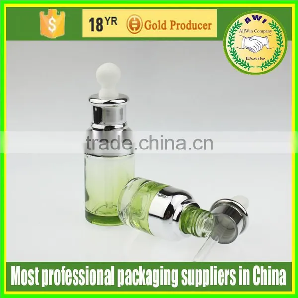 30ml and 50ml Green Essential Oil Glass Bottle Dropper Cap photo-3