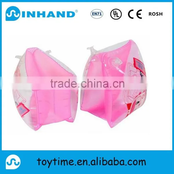 EN71 1/2/3 Certificates Cute Pvc Inflatable Armband for Baby, Promotional Plastics Floating Water Ring photo-2