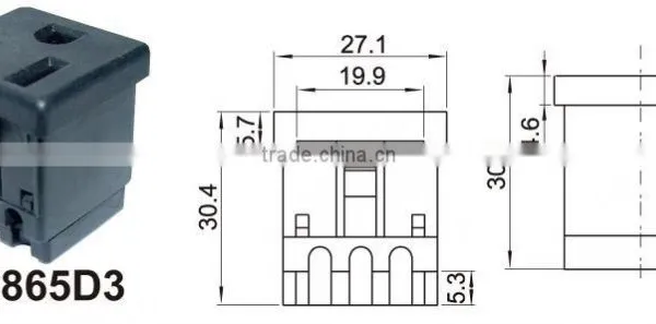 ac Power Socket Connector,alloy Material Electrical Plug DC Stereo Switch photo-2