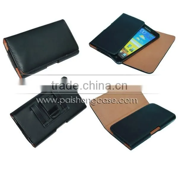 Holster Belt Clip Universal Pouch Leather Case for Iphone Cell Phone