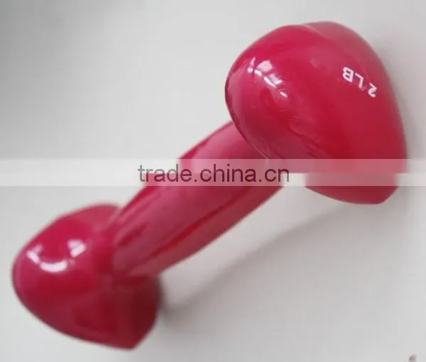 Hotsale Lady Portable Vinyl Dumbbell photo-3