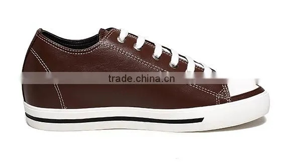 2016 China Wholesale Sneekers Height Increasing Leather Shoes photo-5