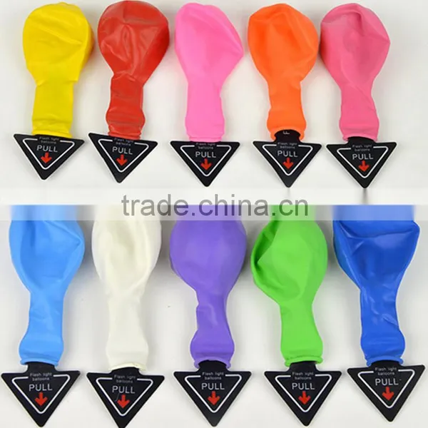 Colorful Helium Led Latex Balloons Glow in the Night for for Party photo-4