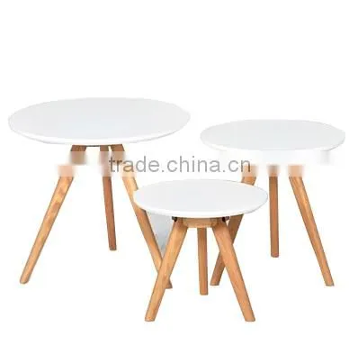Europe 100% Bamboo Oval Modern Coffee Table photo-3