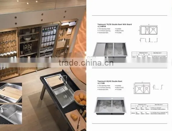 Professional Custom Stainless Steel Kitchen Sink by Handmade photo-5