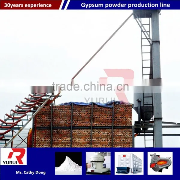 Easy Operating Natural Gypsum Powder Plant Machinery Plaster Making Machine photo-3