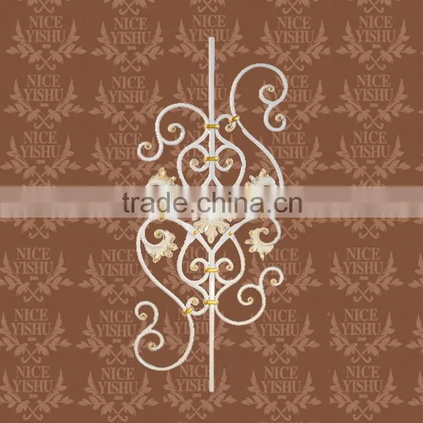 Wrought Iron Parts for Staircase Fence Railings With Scrolls photo-3