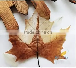 Natural Leaf Carving Picture - Mona Lisa Smile * Foreign Affairs Gifts * World Famous Paintings photo-5