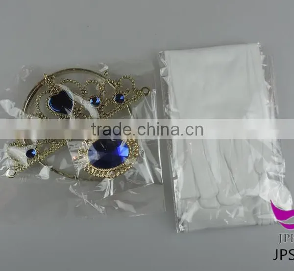 Princess Cosplay Tiara Gloves Glove Crown Suit photo-2
