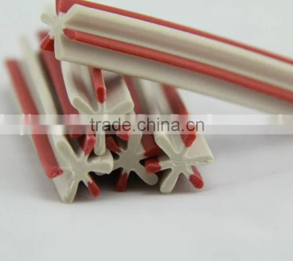 Latex Glove Mold(two-tone Straight Hexagonal Natural Dog Chews)
