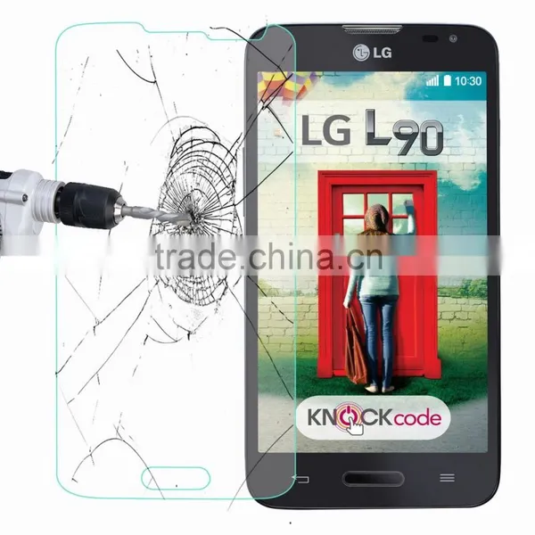 for LG L90 D405N Tempered Glass Screen Protector 9H 0.26 MM Rounded Edge Bubble Free Anti Dust Anti-scratch photo-6