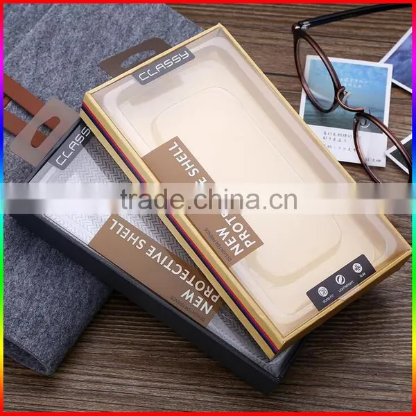 Cusotm Mobile Phone Case Gift Box/hard Paper Box With PVC Lid photo-3