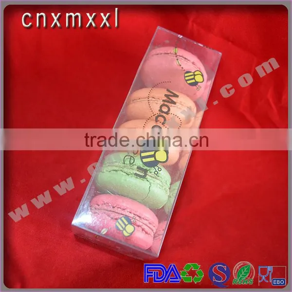 Packing 5units Clear Macaron Boxes photo-3