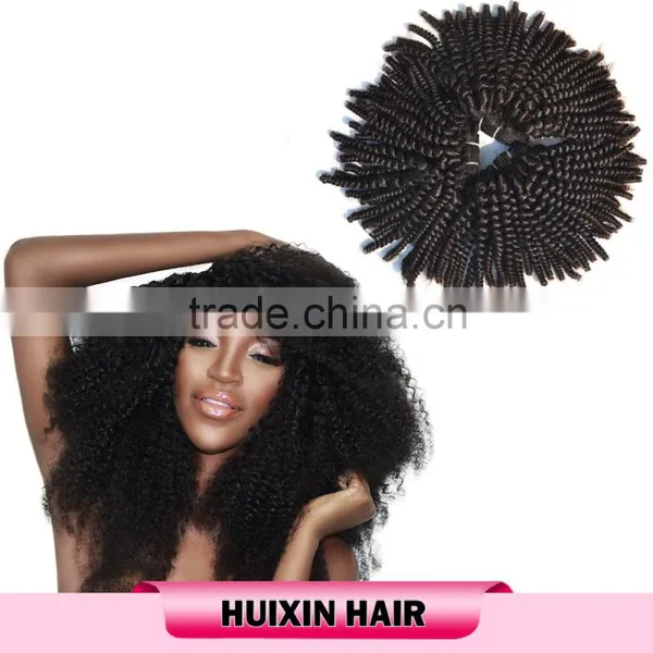High Quality Russian Virgin Remy Kinky Curly Hair Weave photo-2