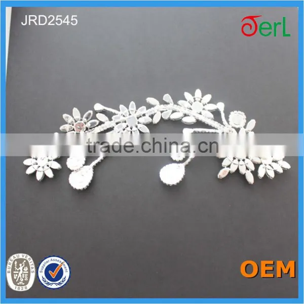 Wholesale Rhinestone and Crystal Applique Ornaments Lace Trimming photo-6