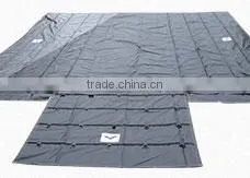 18oz PVC Lumber Tarps 16' x 27' With 4' x 8' Flap/Tail Made With Heavy Duty 18 Oz Vinyl2 Rows of "D" Rings on All 4 Sides photo-3