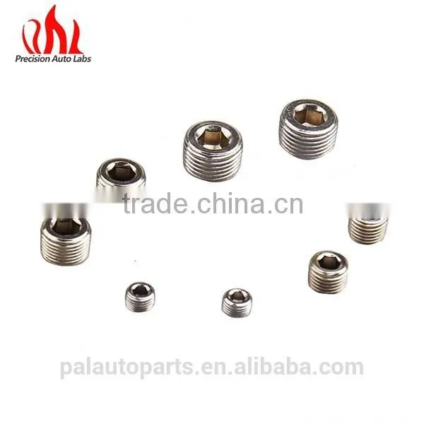 China high quality 3/8 in. NPT hex head aluminum pipe plugs pipe fitting