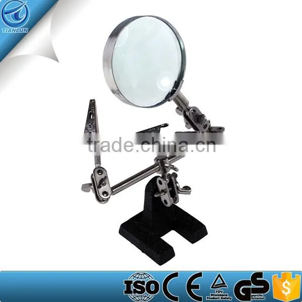 Helping Hand with Magnifying Glass